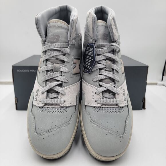 New Balance Men 650R Lifestyle sneakers Aluminum Rain Cloud BB650RGG Sz 11.5